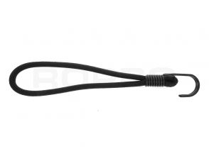 Qfix Spanelastiek met haak SDH zwart 8x250 mm