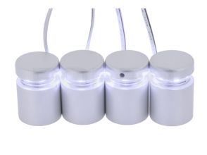 LED Abstandhalters Quattrofix 25x25 mit weißen Licht