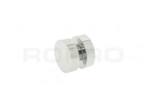 Robuuste afstandhouder 24x7x4mm satin chroom