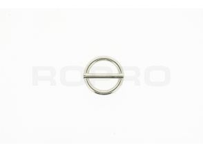 Ronde ring met pin 16x2,75mm vernikkeld