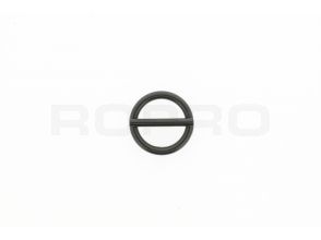 Ronde ring met pin 16x2,75mm zwart