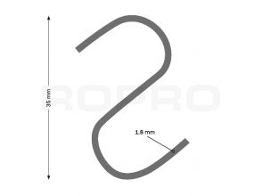 S-hooks 35 mm