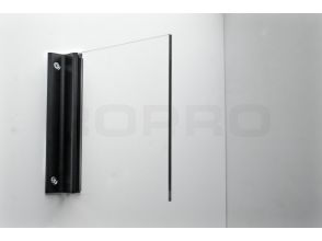 Schilderklemme Fahne 210x50x24 Basic schwarz