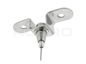 Support de câble G16 avec 2x trous de vis pour câble 1,8-2mm
