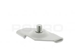 System-Deckenklemme mit M6x6mm weiß