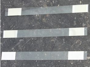 Wiebelaar 150 x 15 mm, recht, beide zijde permanent tape