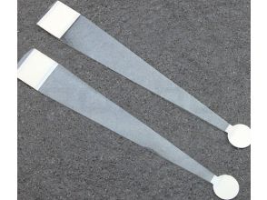 Wiebelaar 208 mm, transparant, PE-foamdot en tape