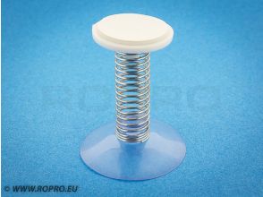 Zuignap met 30 mm veer en tape