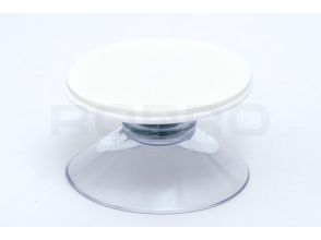 Ventouse montée  Ø 37,5 avec plaque adhésive Ø 38 mm
