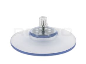 Ventouse 75mm avec vis & transparent écrou borgne