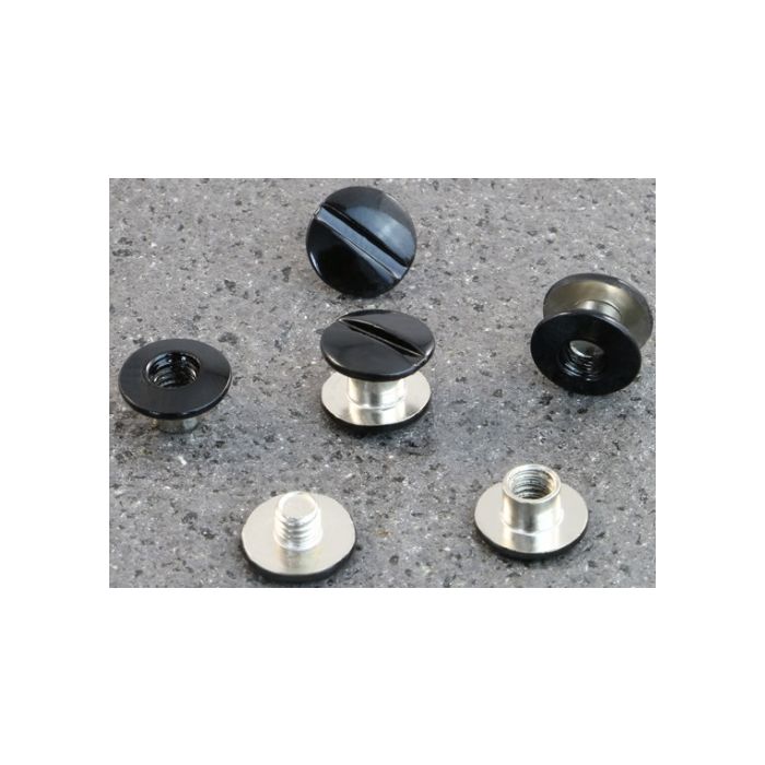 bookscrew black painted head 5 x 3,5 mm