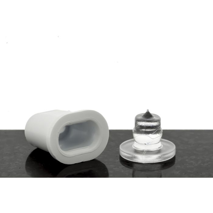 Easyfix Letter standoffs Oval F+M white Easyfix Letter standoffs Oval F+M white