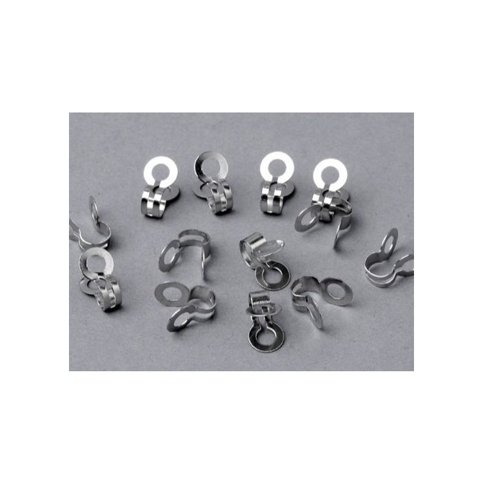Clasps for ball chains 2,4mm nickel-plated Clasps for ball chains 2,4mm nickel-plated