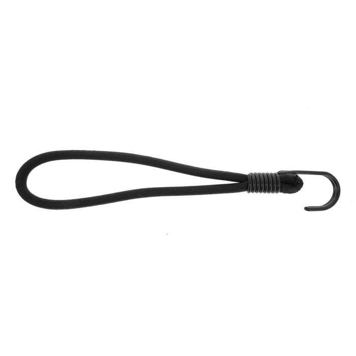 Qfix Bungee loop with hook SDH black 8x250 mm