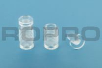 Plastic standoffs 13x19 transparent Acrylfix