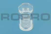 Plastic standoffs 19x19 transparent Acrylfix