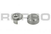Border cap Basic 18mm stainless steel