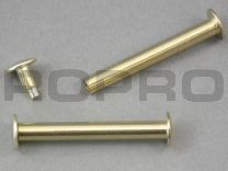 bookscrew brass 5 x 50 mm