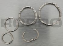 Cardring with hinged 38 mm nickel-plated