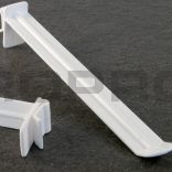 universal wide plastic prongs, lenght 170 mm, white