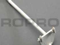 Display hooks, plastic single prong 100 mm