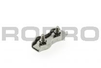 Duplexklem 5mm RVS 304