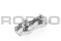 Duplexklem 8mm verzinkt