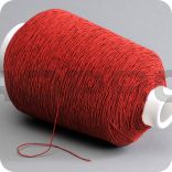 elastic cord, 1mm, red, roll 1.050m