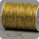 elastic cord, thickness 2 mm, golden, rolls with 400 m
