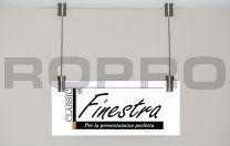 Stainless Steel cable hanging system Finestra Avandgarde