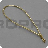 elastic with knot, length 150/300 mm, golden