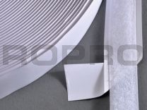 klittenband,LUS zelfklevend, 16 mm x 25 mtr wit