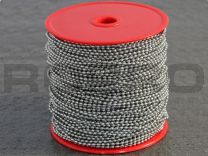 Ball chains 2,4 mm, 100 m on reel Stainless Steel