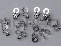 Clasps for ball chains 2,4mm nickel-plated