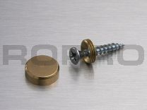 Monoplex ø 16 flat cap brass