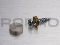 Monoplex ø 16 flat cap stainless steel