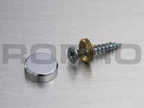 Monoplex ø 16 flat cap chrome