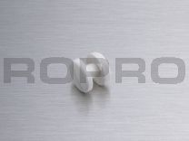 Boekschroef kunststof wit 5 x 7 mm