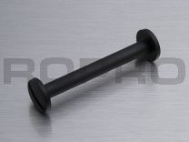 bookscrew nylon black 5 x 45 mm