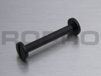 bookscrew nylon black 5 x 40 mm