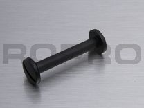 bookscrew nylon black 5 x 35 mm