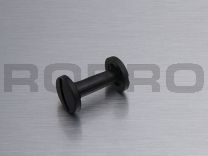 bookscrew nylon black 5 x 15 mm