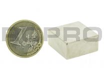 Magnetic block 25,4x25,4mm, thickness 12,7mm, grade N40