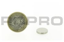 Self-adhesive magneticdisc 13mm diameter, 2mm thick, N35