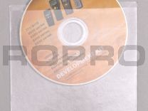 CD-Hoes, zelfklevend 95 x 90 mm, voor 1 mini-cd, zonder klep