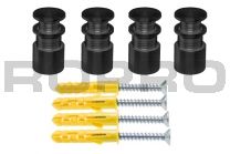 Multifix Standoffs black