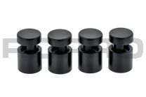 Standoffs Borderflex aluminium black 18x16mm