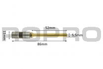 Paper drillbits titanium coating 5,5mm x 52mm