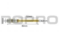 Paper drillbits titanium coating 6,5mm x 52mm