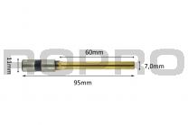 Paper drillbits titanium coating 7mm x 60mm
